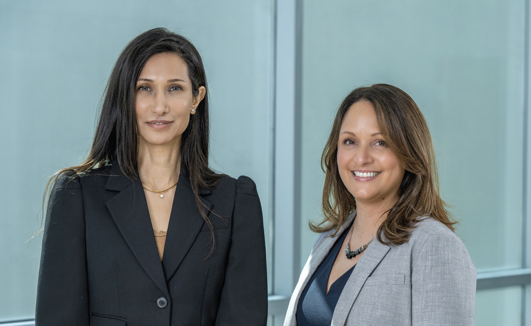 Dr. Charu Sharma and Dr. Angela M. Taber, Cancer Center Director